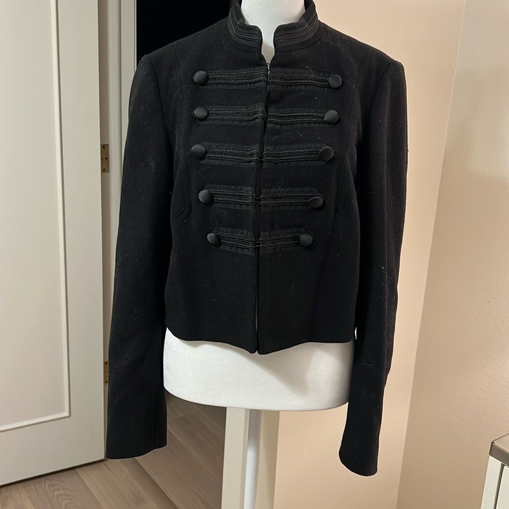 Zara Military Wool Jacket - M